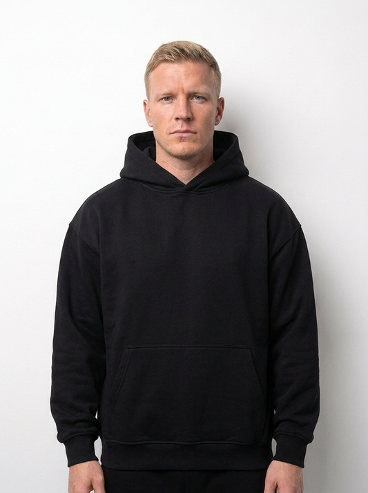 Men Oversized Zipper Hoodie | Gymhawk. Dangerous. Teddy.
