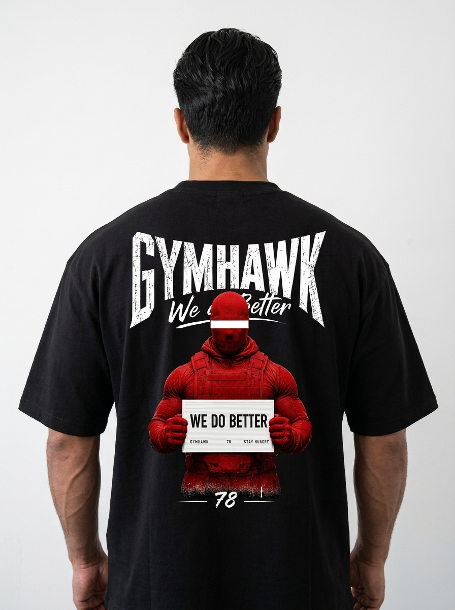 Men Oversized Shirt | Gymhawk. We do better. Guilty!