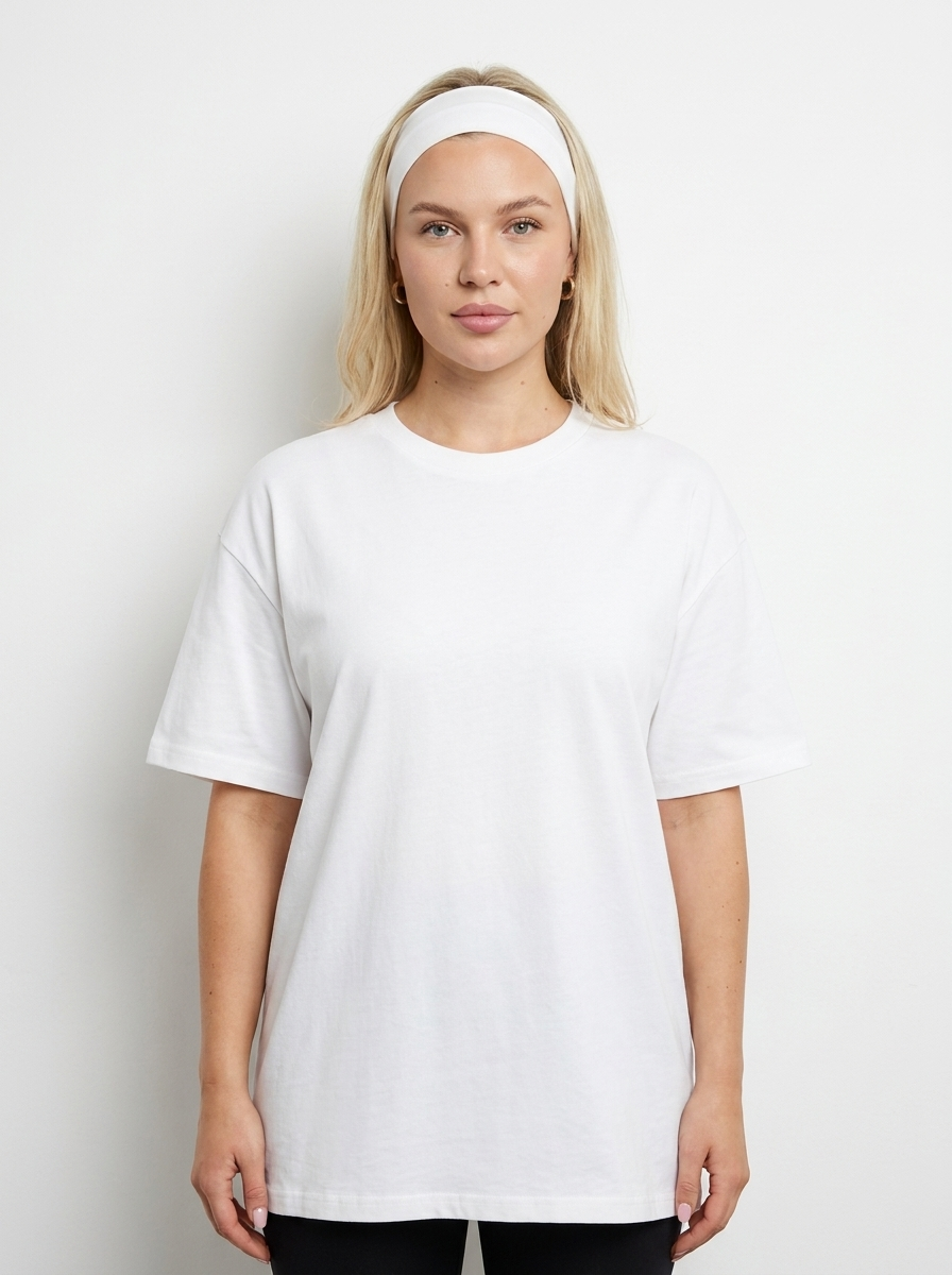 Women Oversized Shirt | Gymhawk. Goodgirl. Keep Distance.