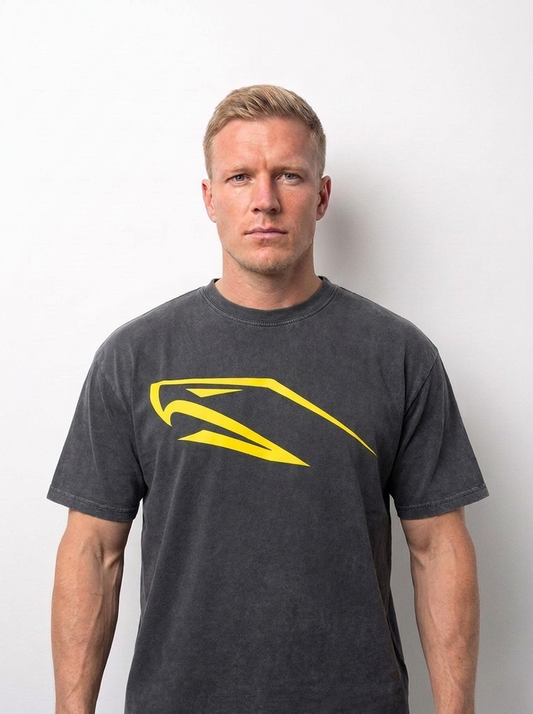 Men Oversized Shirt | Gymhawk. Emblem