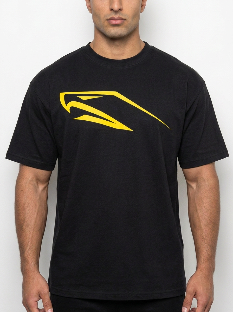 Men Oversized Shirt | Gymhawk. Emblem