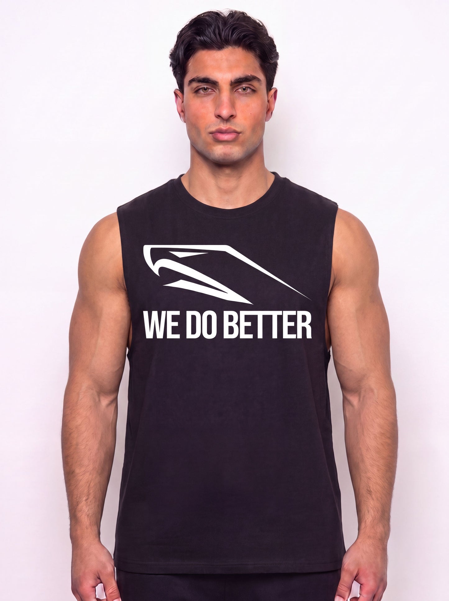 Sleeveless Oversized Tee | Gymhawk - We do better.