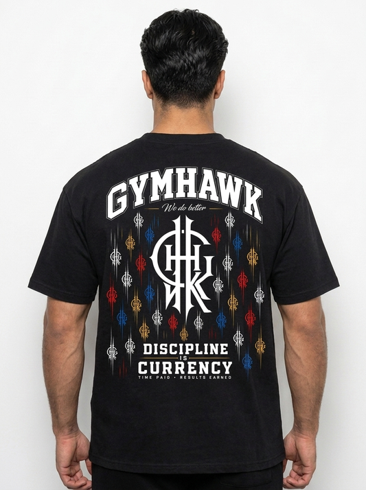 Men Oversized Shirt | Discipline is currency.