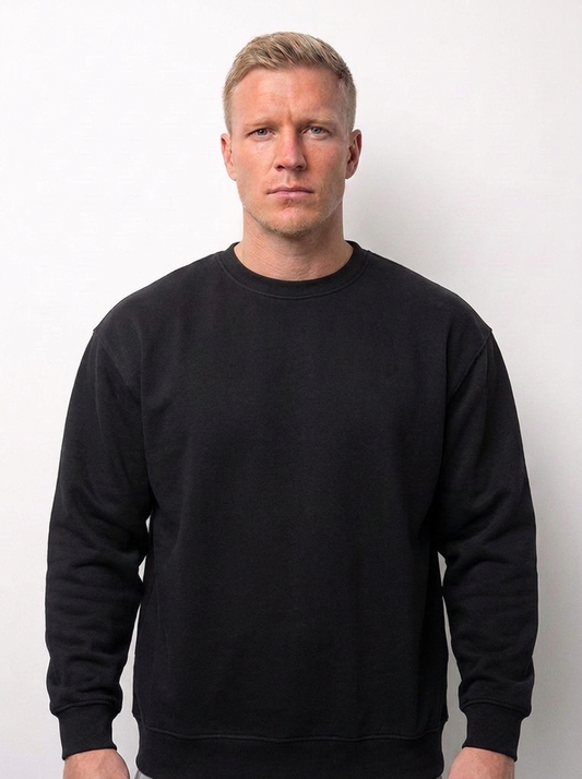 Men Premium Organic Sweatshirt | Gymhawk. Polar Bear.