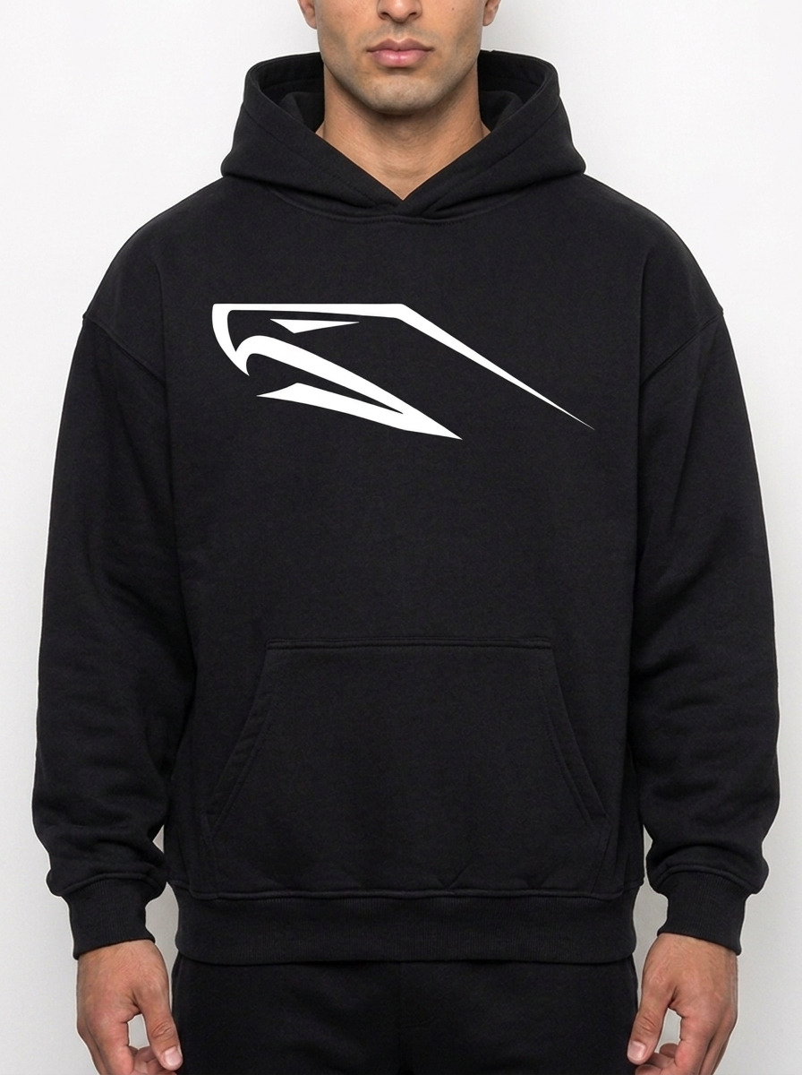 Men Oversized Hoodie | Gymhawk. Teddy. Million Dollar pump.