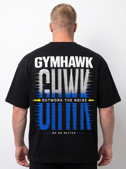 Mens Oversized Pump Cover | Gymhawk. Outwork the noise.