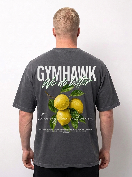 Men Oversized Pump Cover | Gymhawk. Turning sour into Power.
