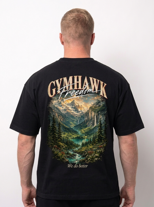 Mens Oversized Pump Cover | Gymhawk Freedom.
