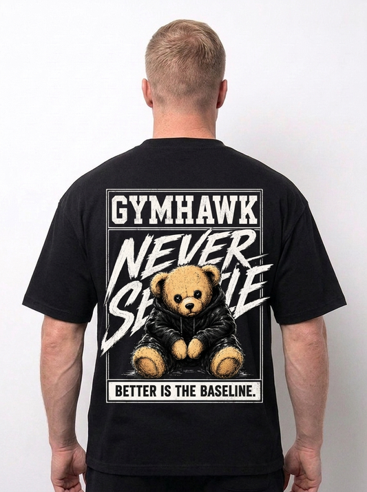 Mens Oversized Pump Cover | Gymhawk Teddy. Better ist the baseline.