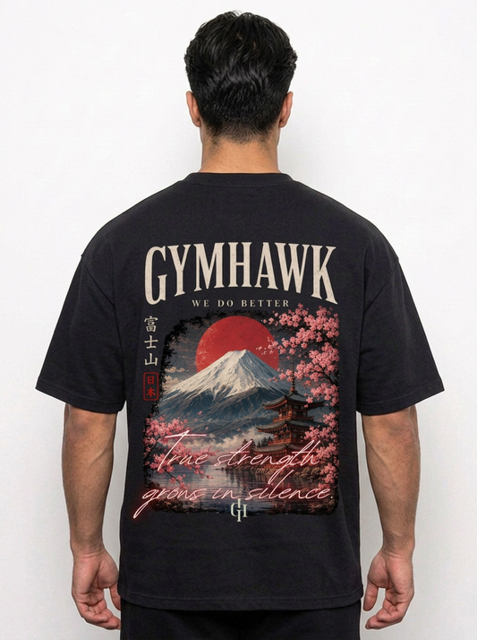 Men Oversized Pump Cover | True strength grows in silence.