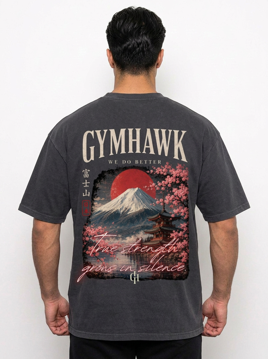 Men Oversized Pump Cover | True strength grows in silence.