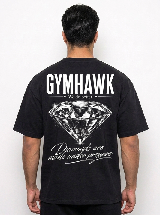 Mens Oversized Pump Cover | Gymhawk. Diamonds made under pressure.