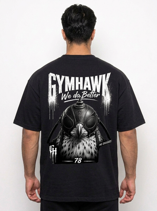 Men Oversized Shirt | Gymhawk. Hawk.