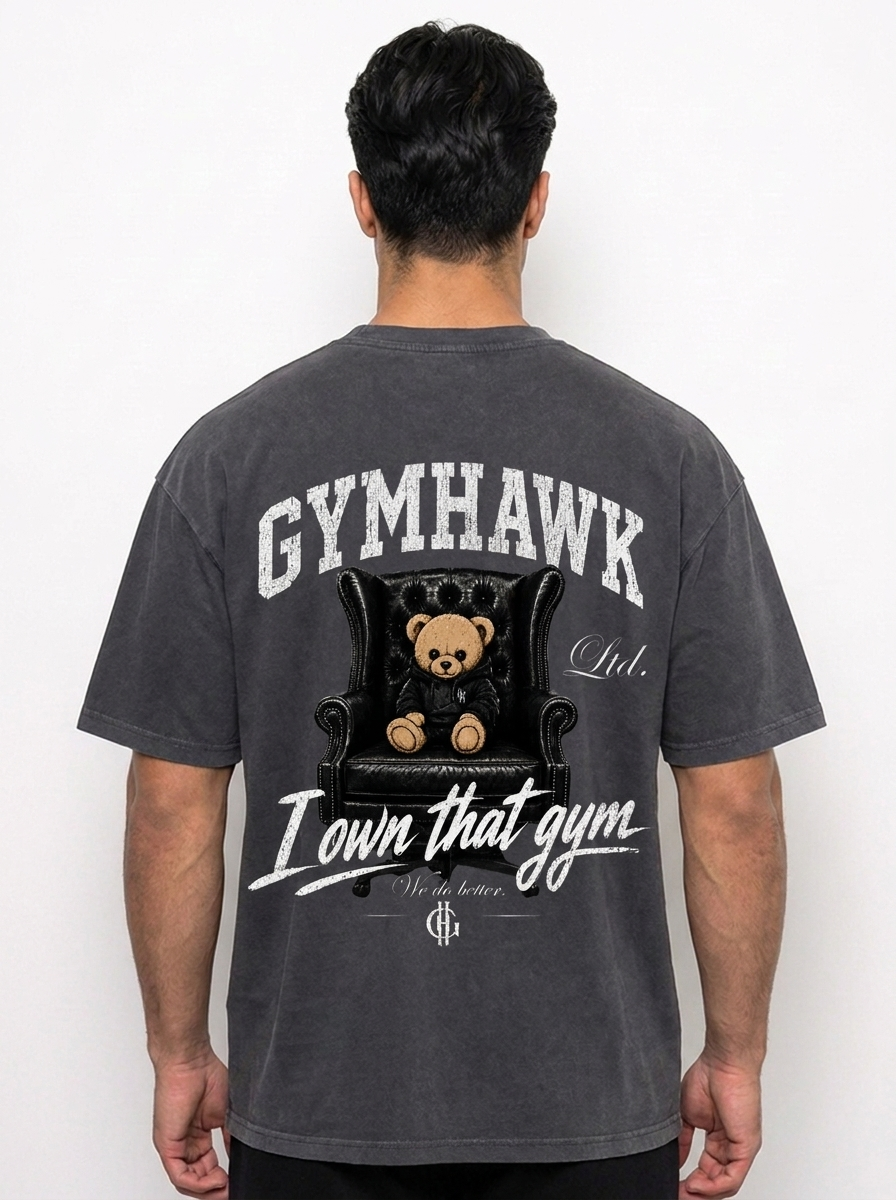 Men Oversized Pump Cover | Gymhawk. Teddy. I own that gym.
