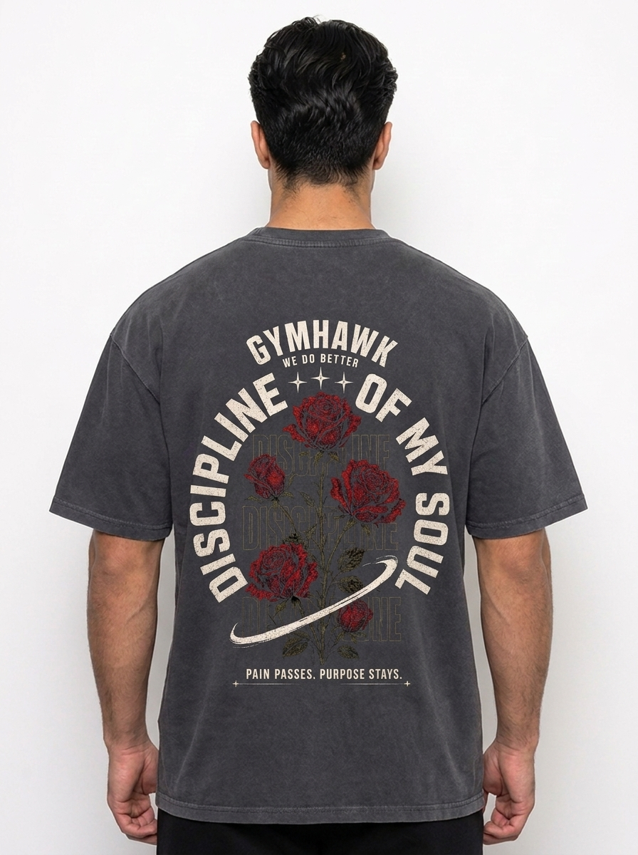 Men Oversized Pump Cover| Discipline of my Soul.