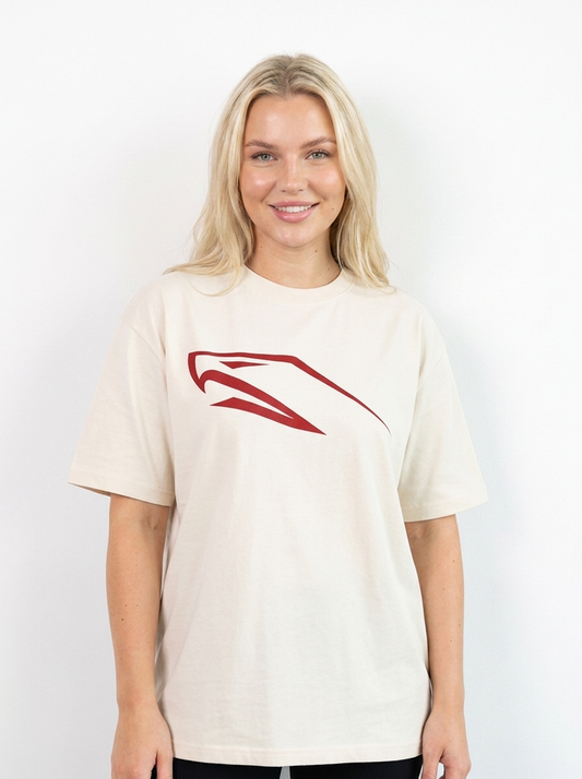Women Oversized Shirt | Gymhawk. Initials.