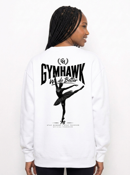 Women Classic Sweatshirt | Gymhawk. Ballerina.
