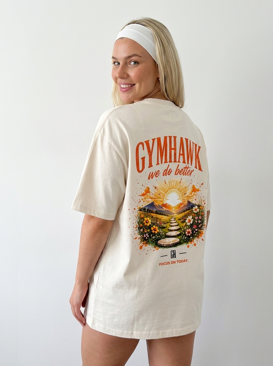Women Oversized Shirt | Gymhawk. Focus on today.