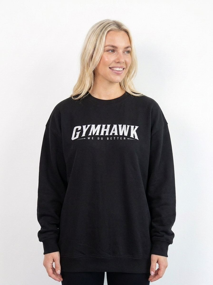 Women Classic Sweatshirt | Gymhawk. Pretty Face. Heavy Plates.