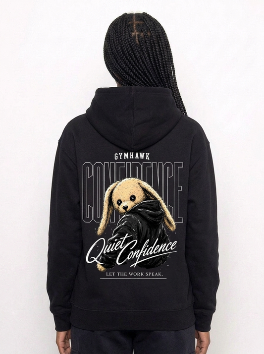 Women Classic Hoodie | Gymhawk. Bunny. Quiet Confidence.