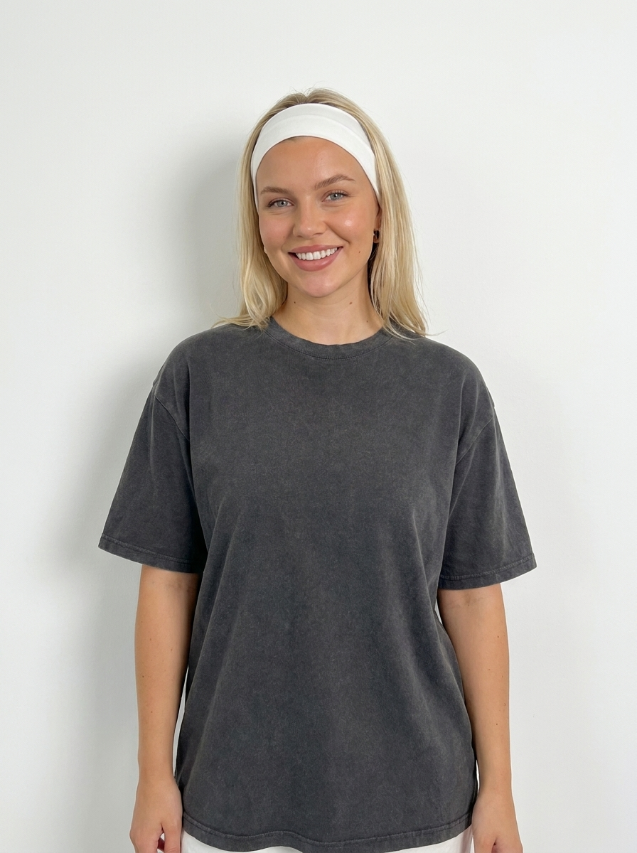 Women Oversized Shirt | Gymhawk. Bunny. Quiet Confidence.