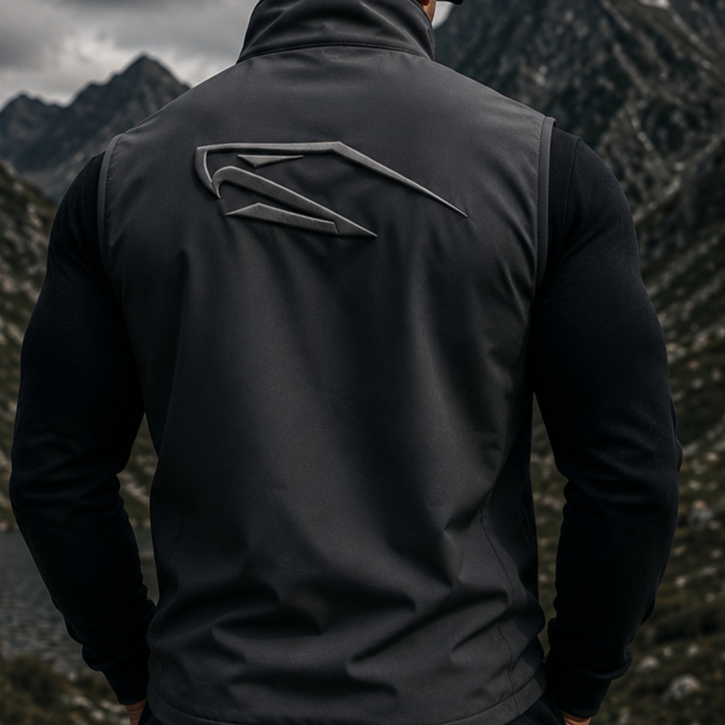 Men Softshell Bodywarmer Activeleisure Vest With Recycled Polyester IconHawk Embroiderd