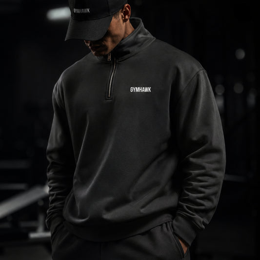Men Premium 1/4 Zip Sweatshirt Essential
