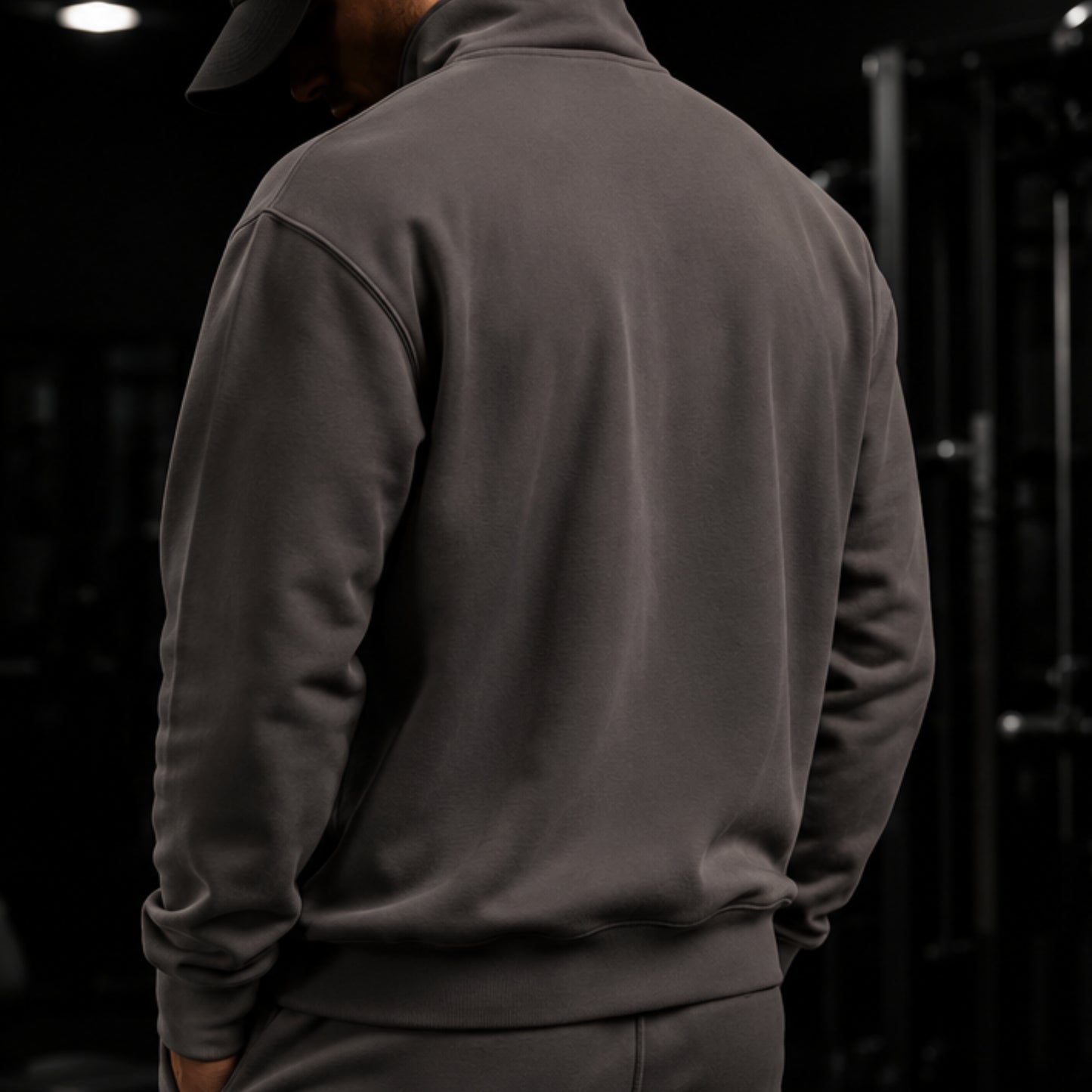 Men Premium 1/4 Zip Sweatshirt Essential
