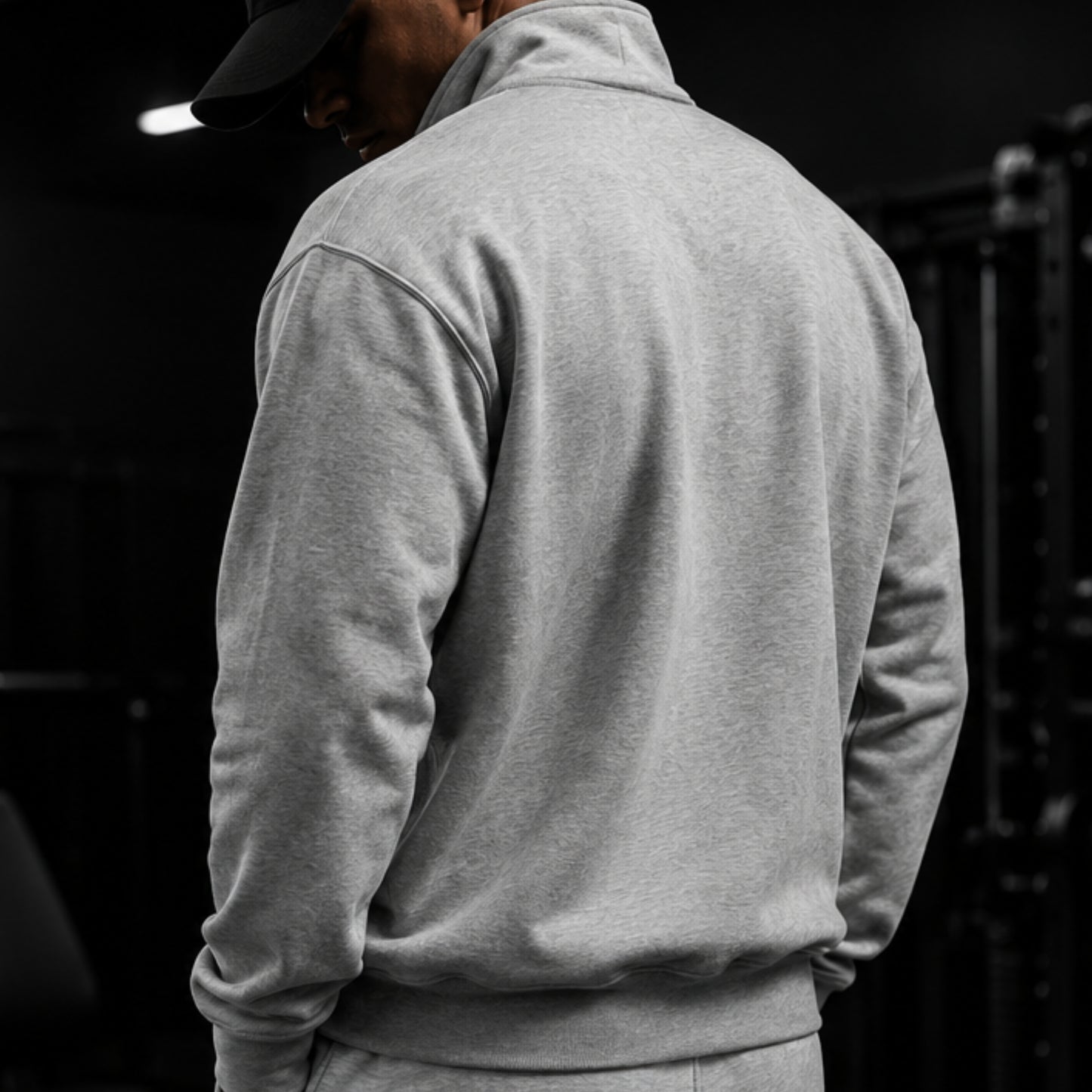 Men Premium 1/4 Zip Sweatshirt Essential
