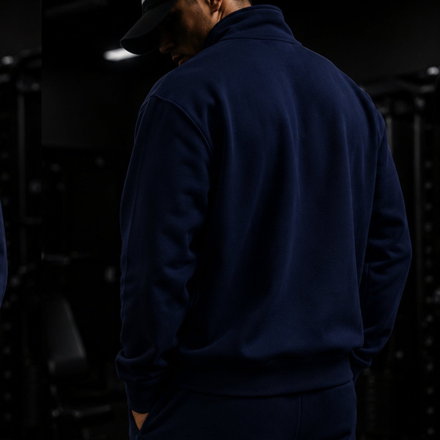 Men Premium 1/4 Zip Sweatshirt Essential